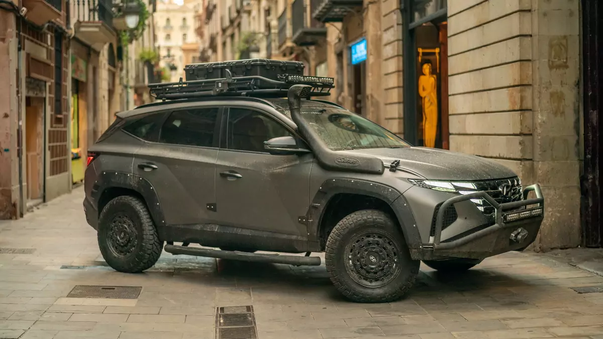 Hyundai "Bestia" Tucson z filmu "Uncharted"