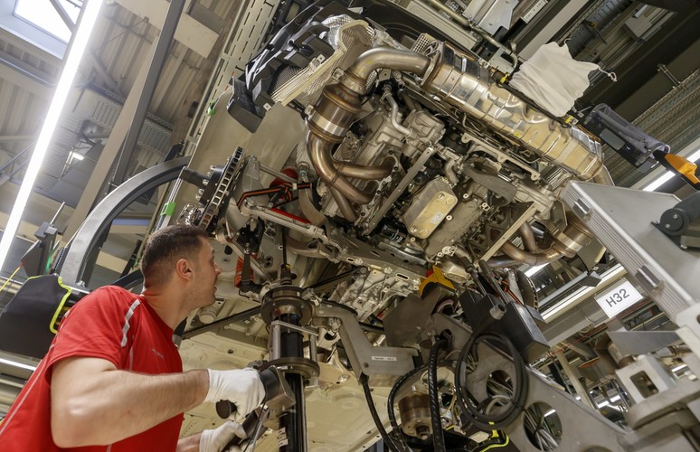 Produkcja samochodów sportowych Porsche w Stuttgarcie