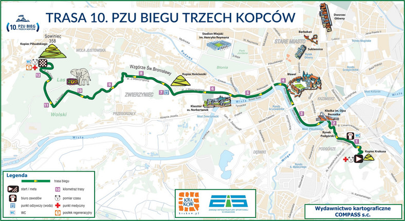 Trasa 10. PZU Biegu Trzech Kopców