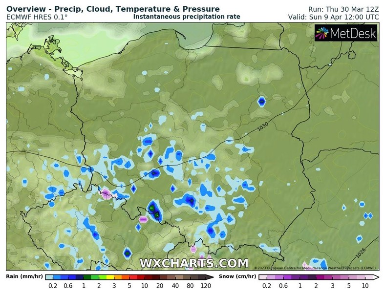 Na pogodę w kratkę możemy również liczyć w okolicach Wielkanocy