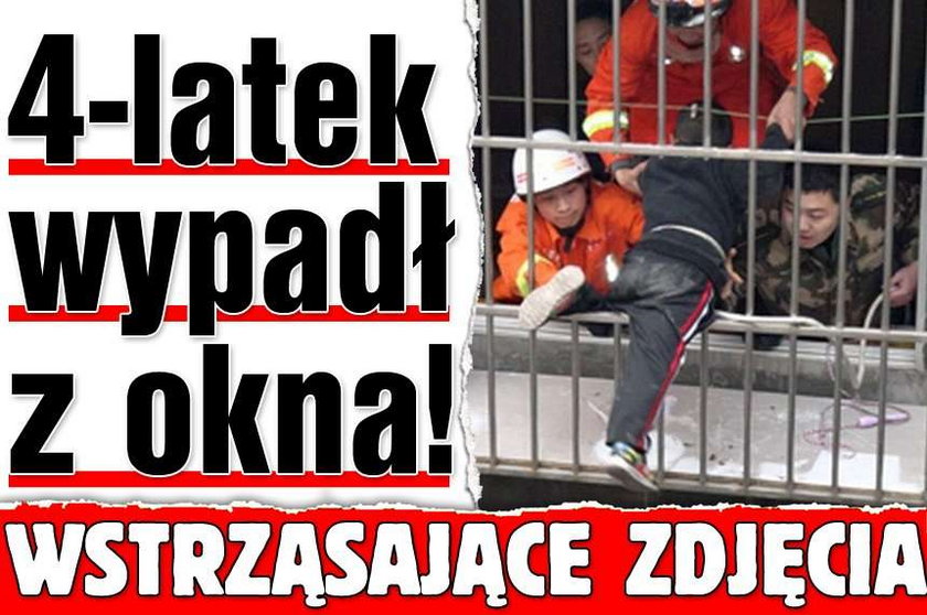 4-latek wypadł z okna! WSTRZĄSAJĄCE ZDJĘCIA