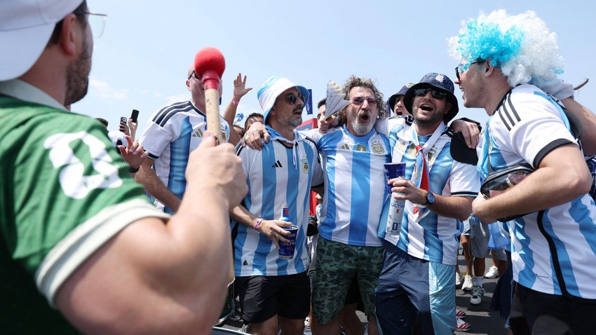 Navijači Argentine ispred stadiona u Nju Džersiju | Foto: Reuters