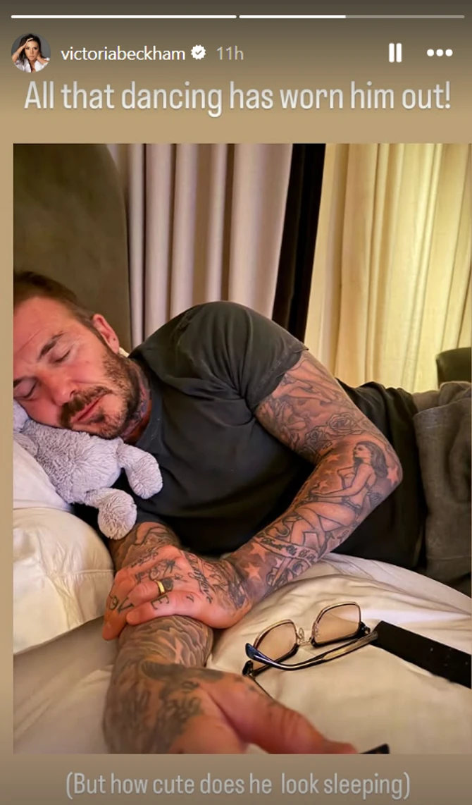 Viktorija Bekam snimila Dejvida dok spava