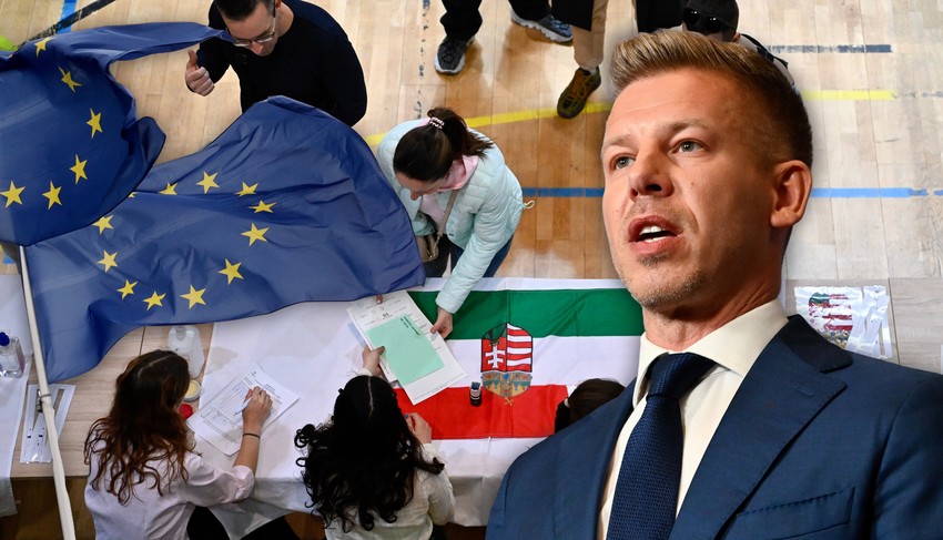 Peter Mađar izbori u Mađarskoj EU zastava