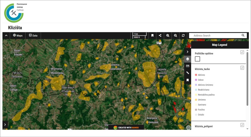 Na teritoriji Srbije registrovano je više od 39.000 klizišta