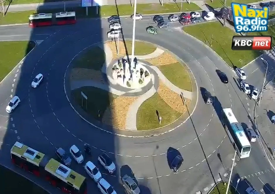 Policija blokirala izlaz iz kružnog toka ka Novom Beogradu