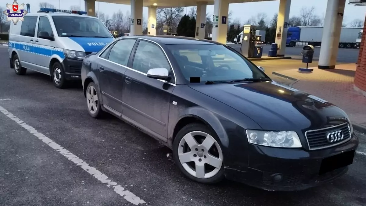 Auto zatrzymanego przez policję nietrzeźwego kierowcy