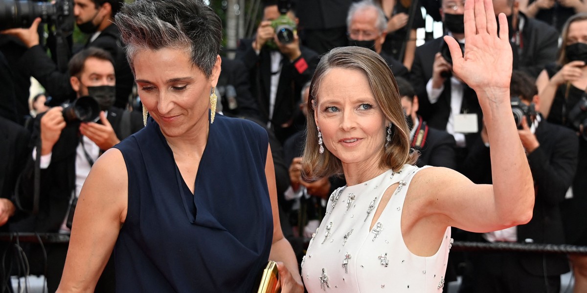 Cannes 2021: Jodie Foster na czerwonym dywanie z żoną