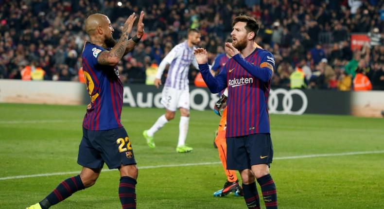 Lionel Messi helped Barcelona go seven points clear in Spain