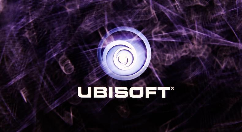 Ubisoft logo displayed on a phone screen