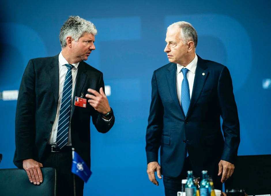 Stijan Jensen na sastankuNATO u maju 2022. u Berlinu