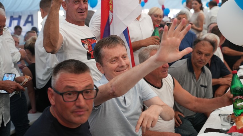 Veliki narodni skup Srpske napredne stranke u selu kod Uba 