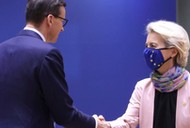 Mateusz Morawiecki i Ursula von der Leyen