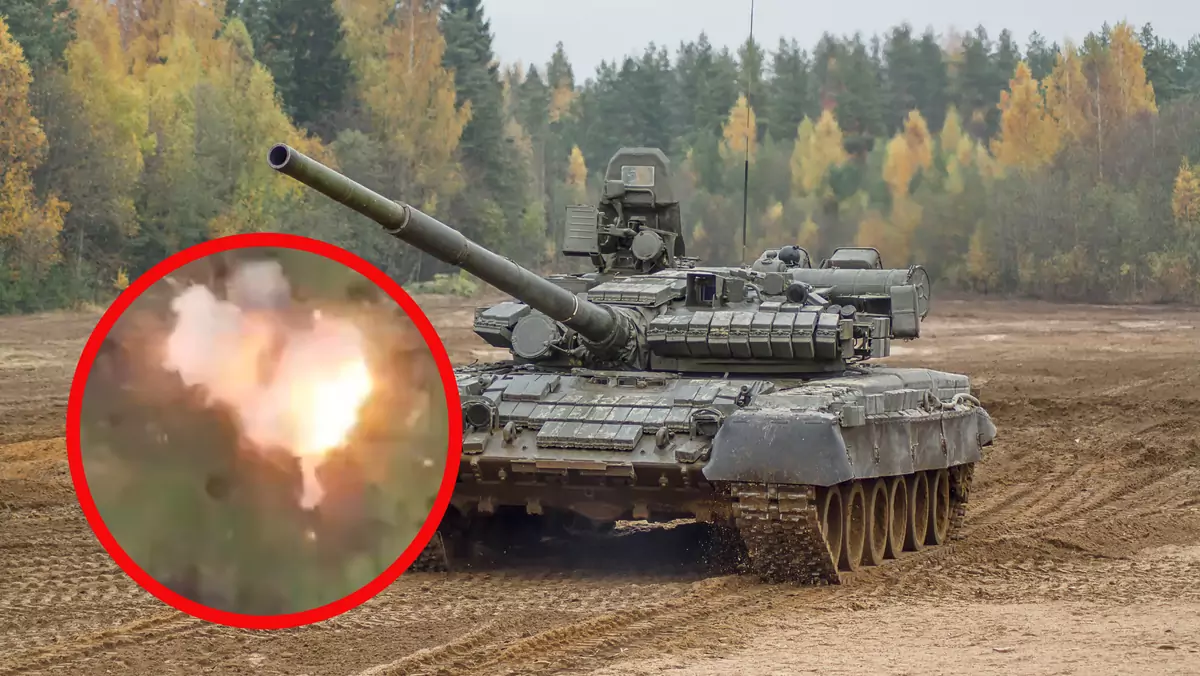 Wybuch T-72B