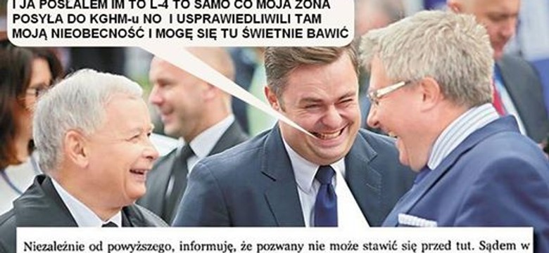 Hofman chwali się fałszywym L4, a Sikorski nie chce być Piłsudskim. MEMY TYGODNIA