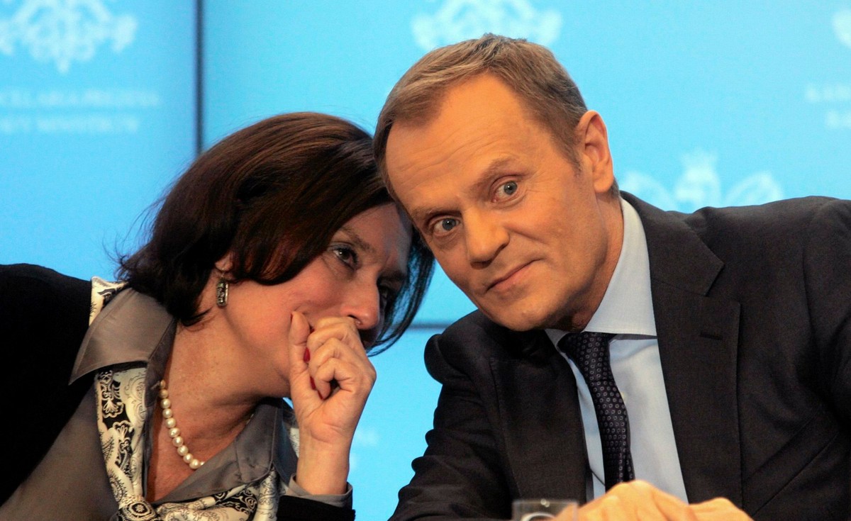 Małgorzata Kidawa-Błońska i Donald Tusk