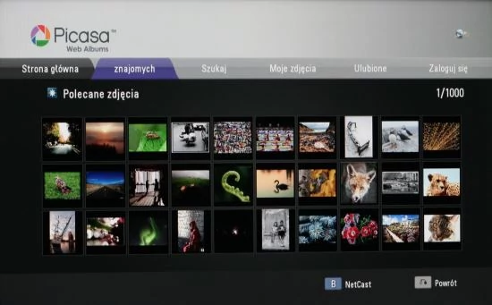 Jeden z najładniejszych interfejsów do przeglądania zawartości Picasy