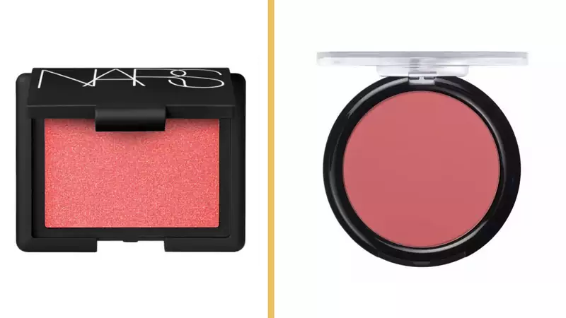 Róż do policzków NARS Orgasm vs Rimmel Maxi Blush / Materiały prasowe