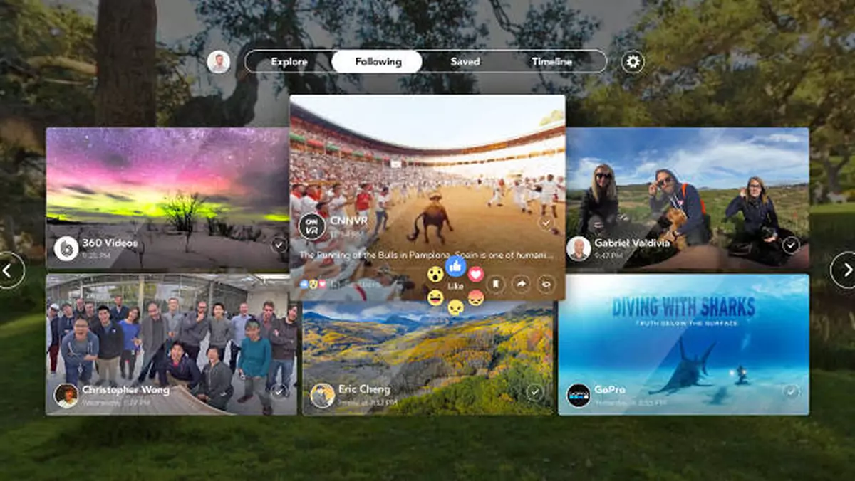 Facebook 360 - nowa aplikacja dla Gear VR