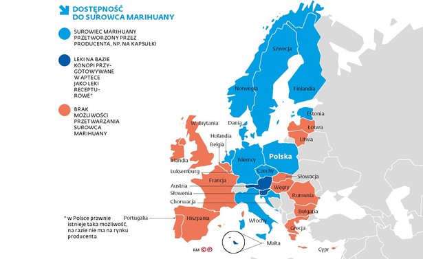 DOSTĘPNOŚĆ DO SUROWCA MARIHUANY