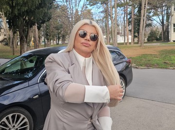 Dara Bubamara na snimanju "Zvezda Granda"