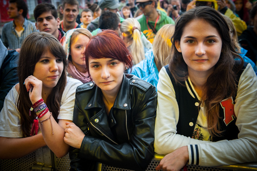 Coke Live Music Festival 2012 - publiczność (fot. Monika Stolarska / Onet)