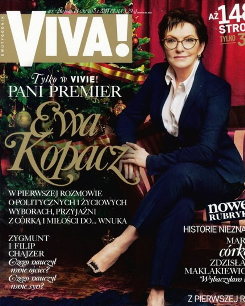 Ewa Kopacz w „Vivie”