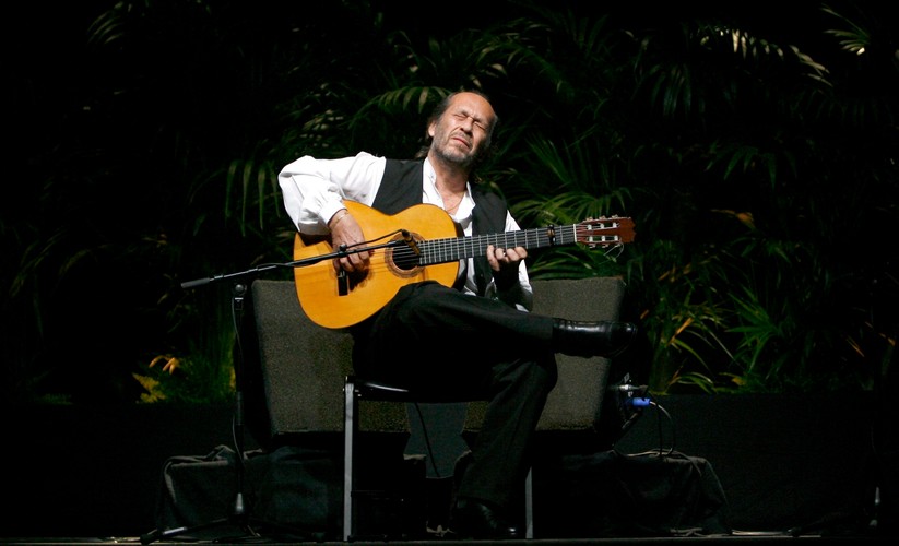 Paco de Lucia podczas koncertu w Lizbonie (2007)