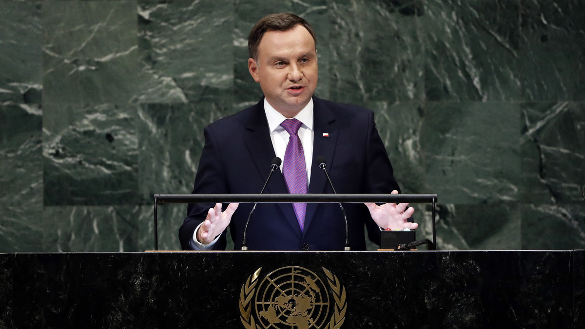 Andrzej Duda. Wystąpienie w debacie generalnej 73. sesji Zgromadzenia Ogólnego ONZ