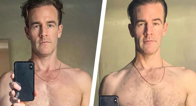 James Van Der Beek Looks Ripped in New Selfie