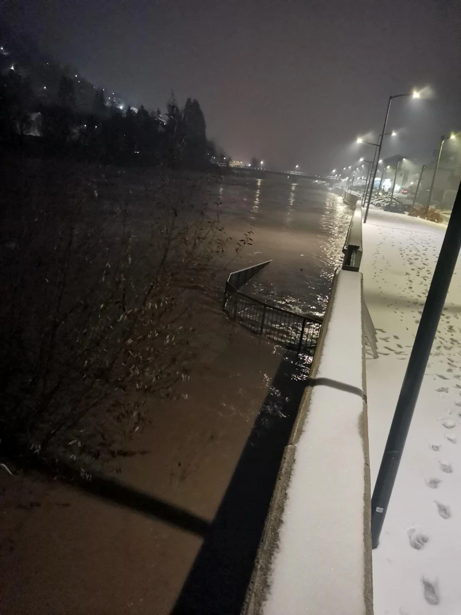 Uvedena vanredna odbrana od poplava na vodnoj jedinici "Lim - Prijepolje"