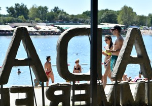 Beograd, Ada Ciganlija, vrućine, leto