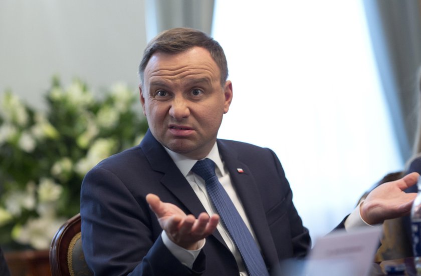 Andrzej Duda udzielił kuriozalnego wywiadu przed odlotem do USA