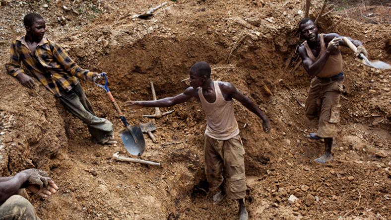 Gold mining in Zamfara is largely artisanal and small scale (Guardian) 
