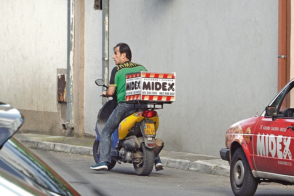 Ranko Goranović danas radi kao raznosač pica