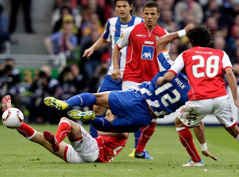 Tak piłkarze FC Porto i Sportingu Braga walczyli w finale