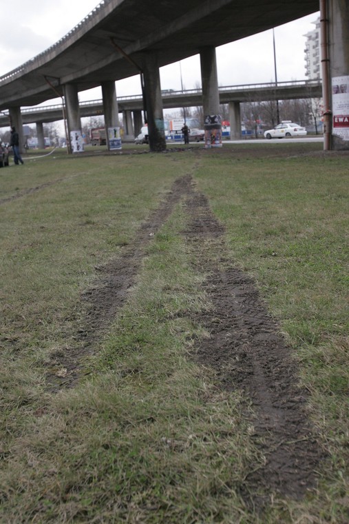 Warszawa. Miejsce w którym doszło do wypadku