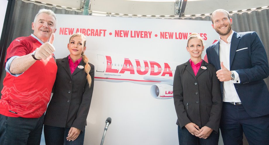 Laudamotion i Ryanair wspólnie ogłosiły nową strategię taniego austriackiego przewoźnika