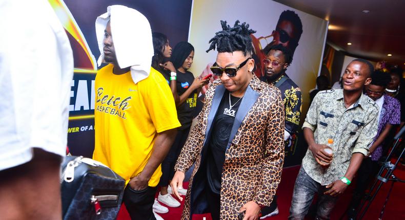 Mayorkun won two awards at the 2019 Headies. (Pulse Nigeria)