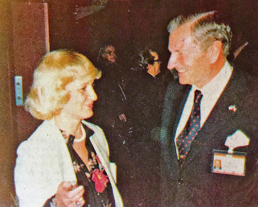 Mira Adanja Polak i Dejvid Rokfeler u Beogradu 1980. godine