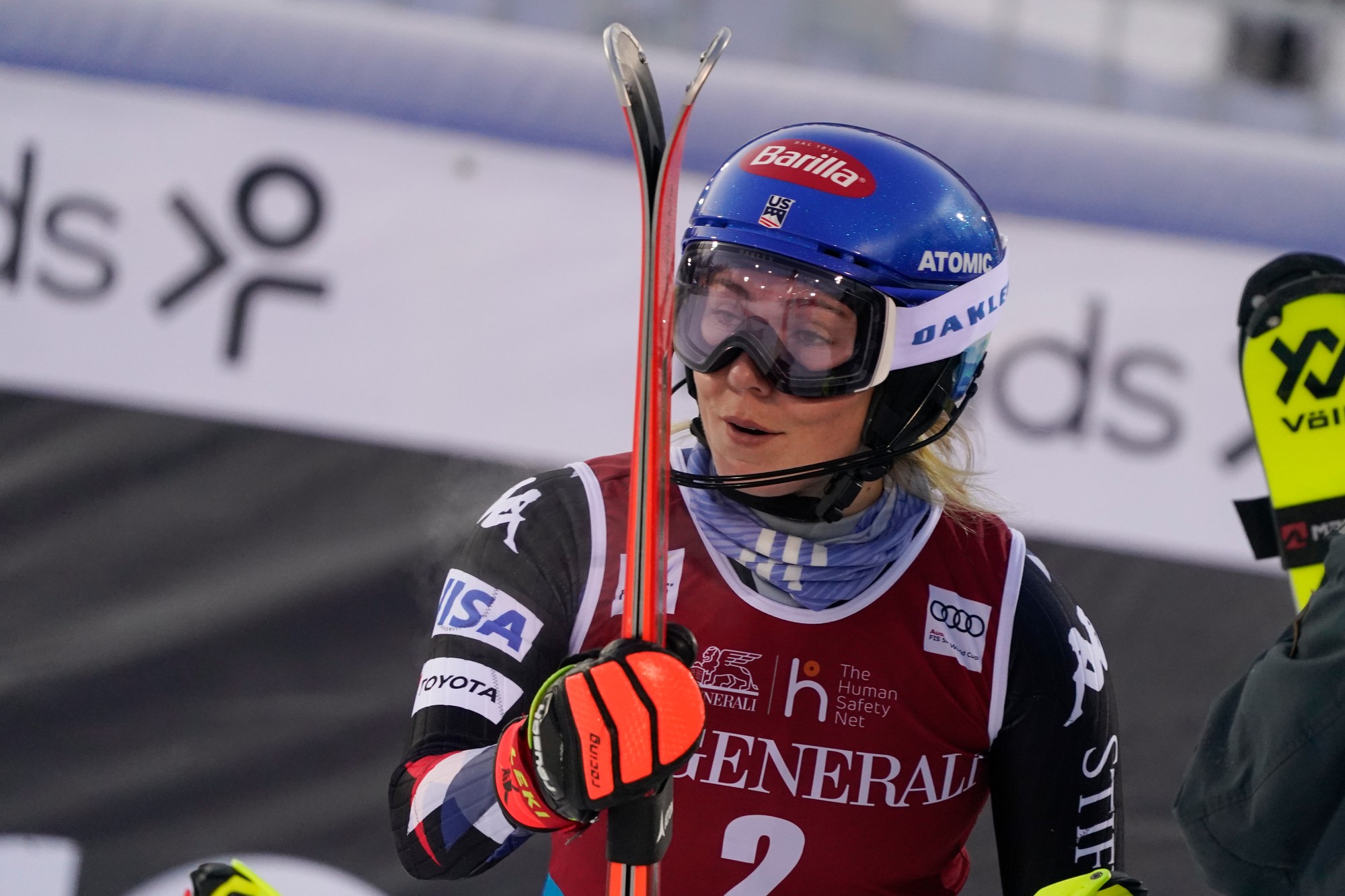 Americká lyžiarka Mikaela Shiffrinová.
