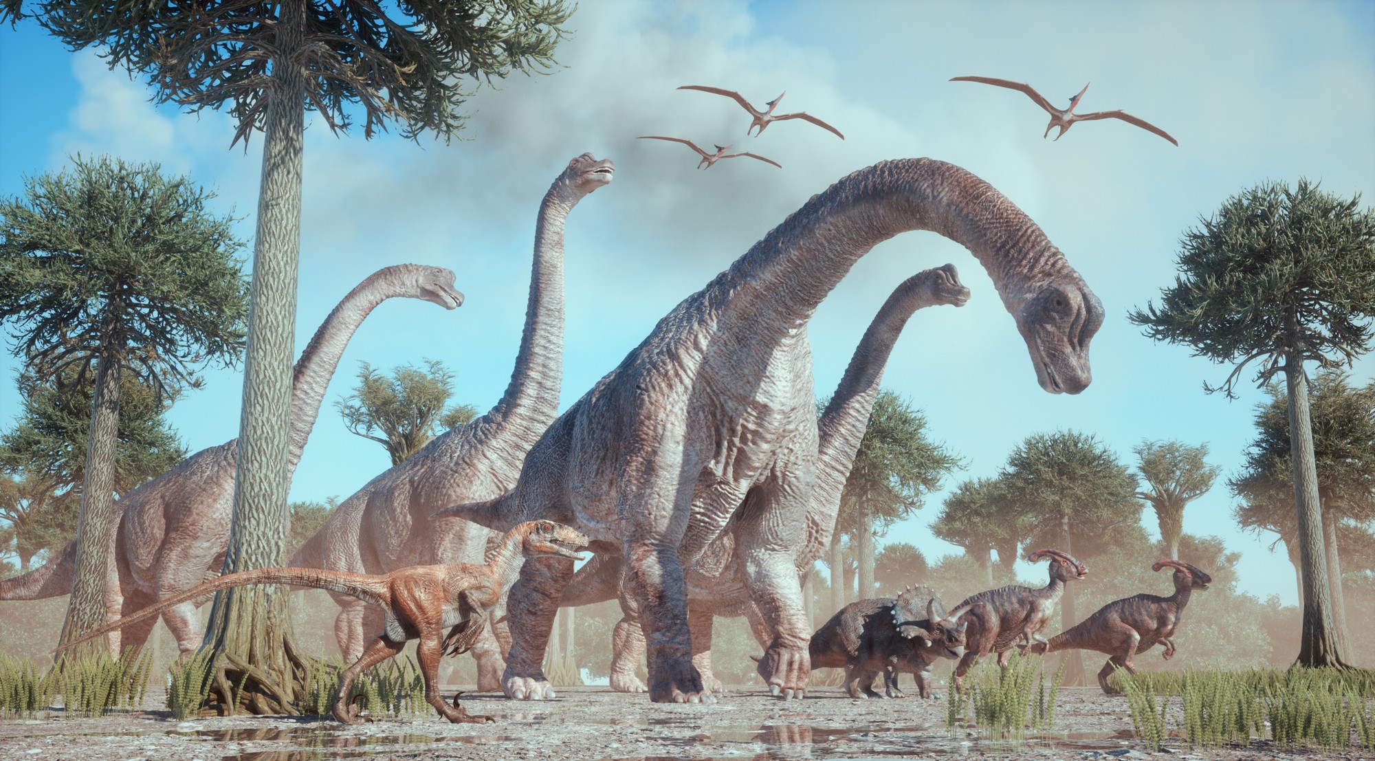 Naši predkovia žili s dinosaurami.