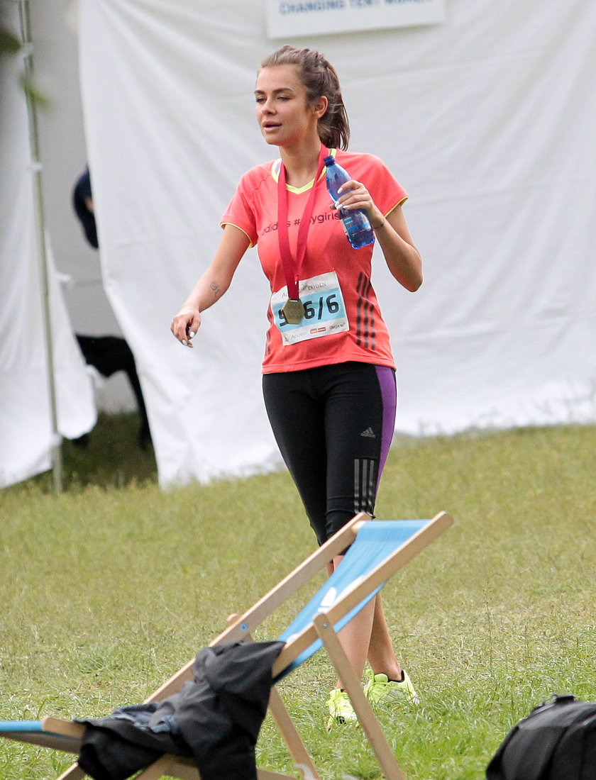 Natalia Siwiec na biegu Accreo Ekiden