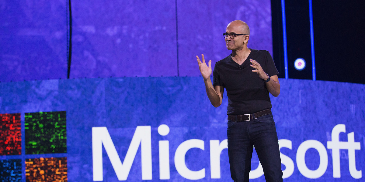 Microsoft CEO Satya Nadella.