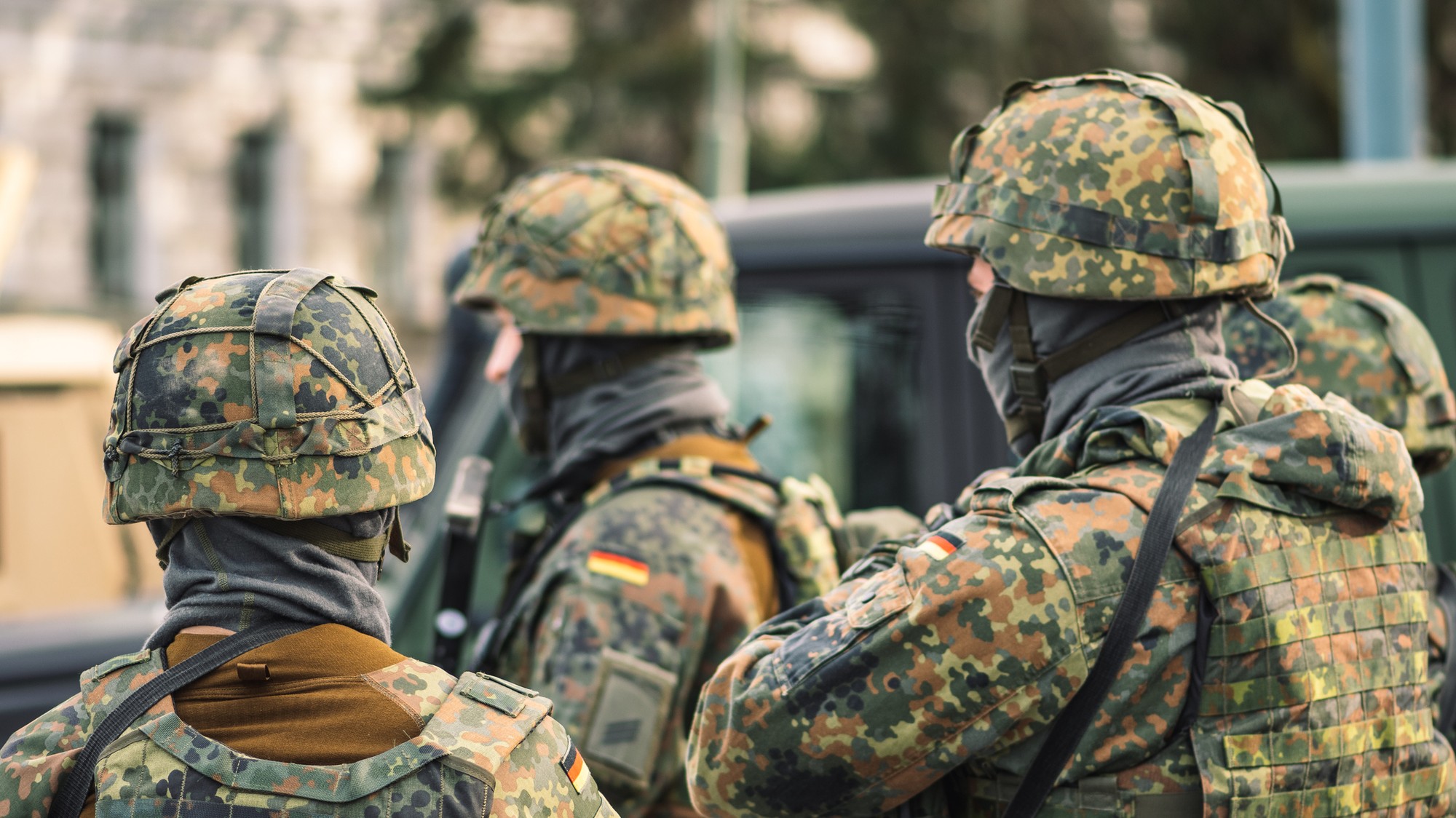 Nemecká polícia počas cvičenia armády pre nedorozumenie postrelila vojaka. (ilustračné foto).