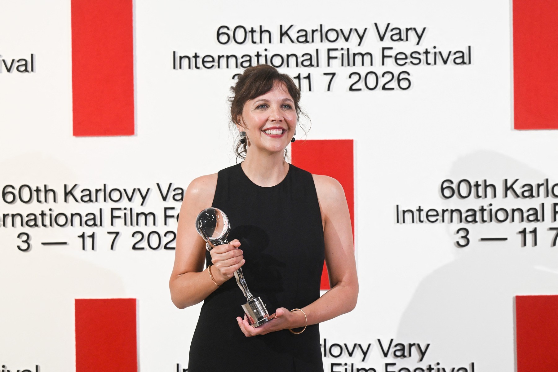 Americká herečka, režisérka, producentka a scenáristka Maggie Gyllenhaalová.