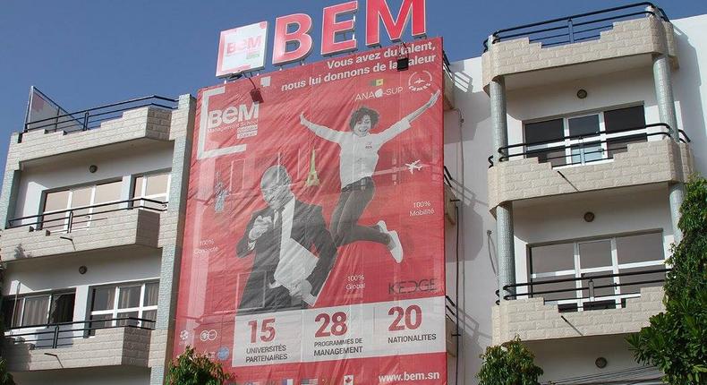 Le siège de BEM Management School à Dakar