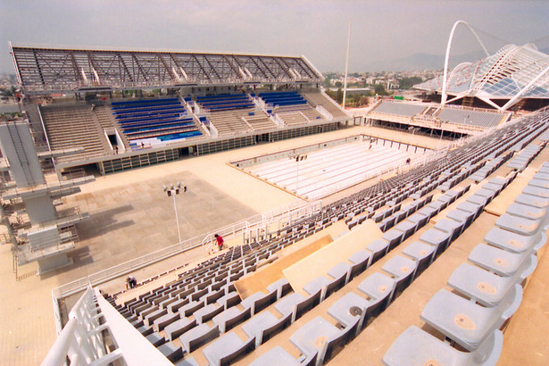 8 lat po Olimpiadzie w Grecji w 2004 r. Arena zmagań pływackich, basen znajdujący się na terenie głównego kompleksu olimpijskiego w Atenach.