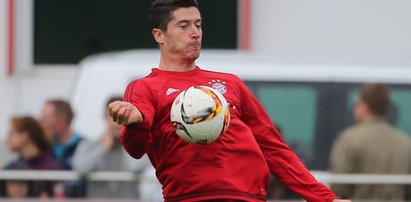 Lewandowski z kolegami pokazał niesamowite triki