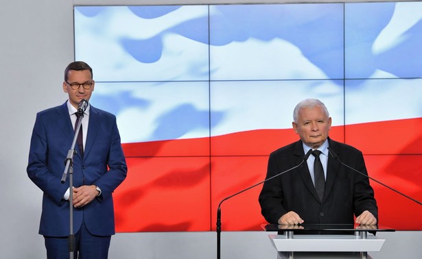 Mateusz Morawiecki i Jarosław Kaczyński